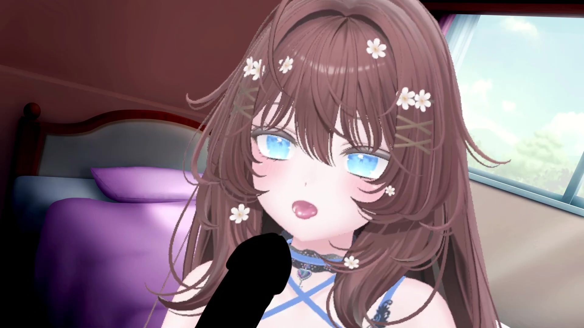 サンプル画像2:【ポプロ昼枠リレー】甘々ふぇらでお昼の搾精＆くりいじり/井栗まろん(ポータルプロ) [d_648266]