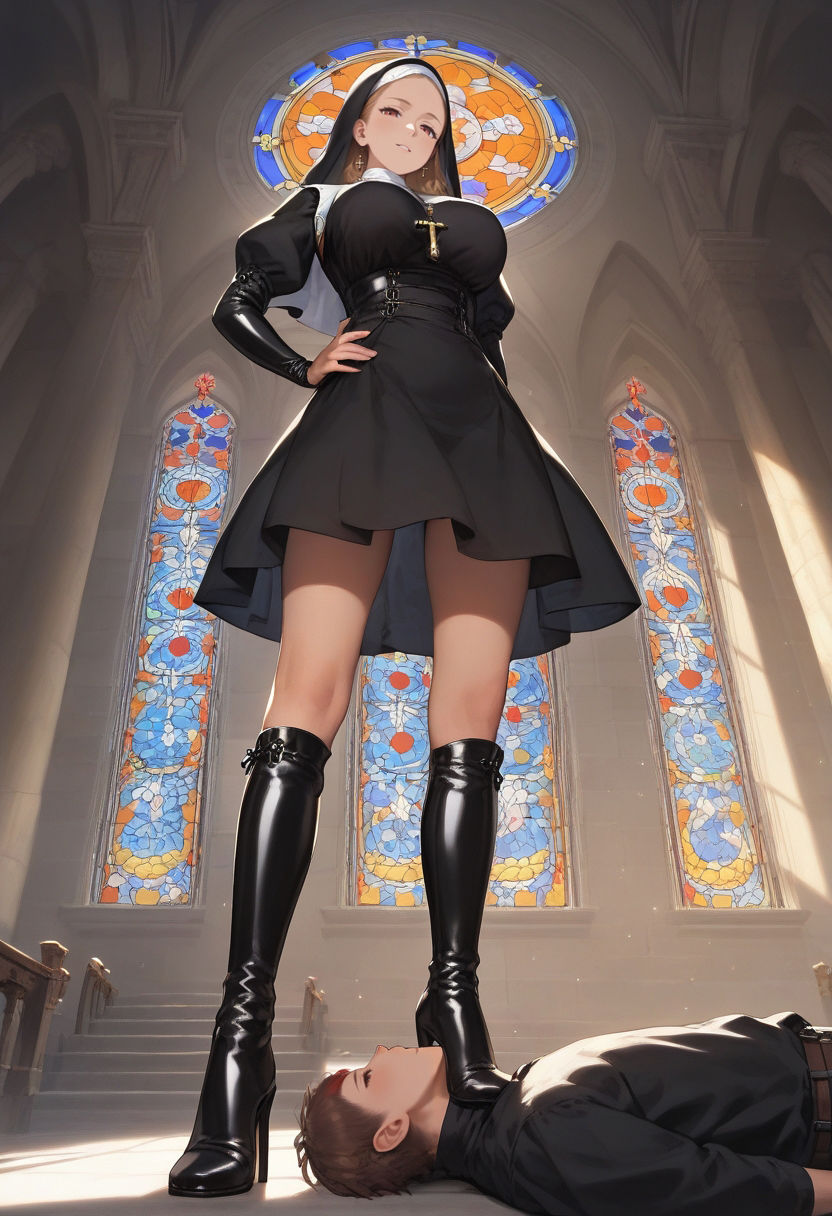 サンプル画像1:女王様と舐め犬 性職者 シスター編 vol.9(wood man) [d_648306]