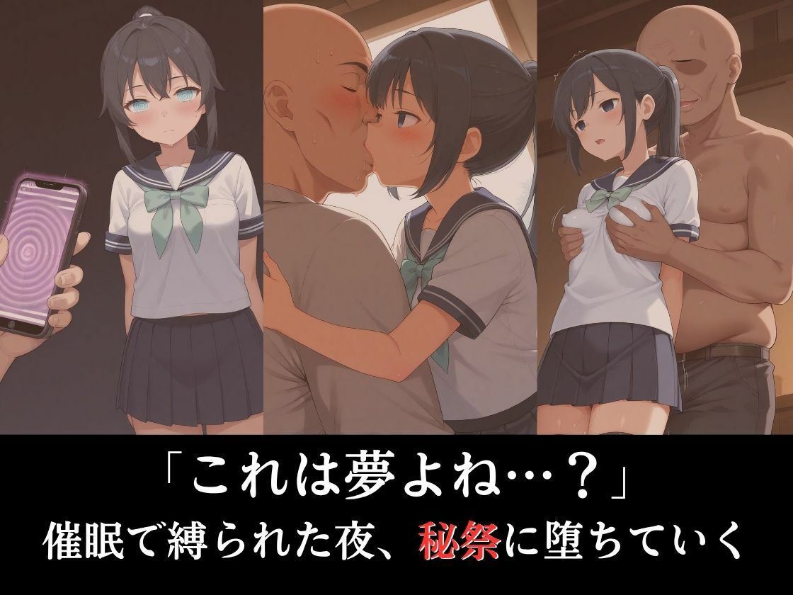 催●アプリで洗脳された山奥村の生贄女子校生〜縄縛り集団調教で完全堕落〜 画像4