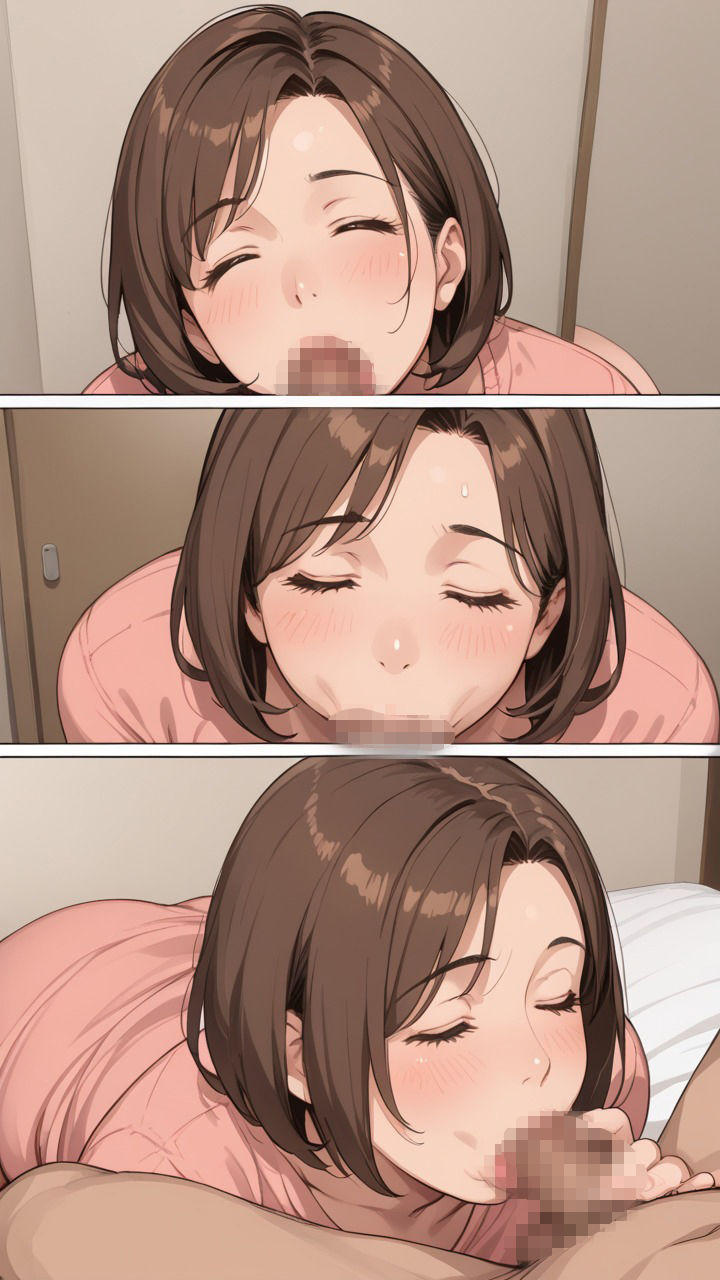 未亡人になったぽっちゃりな母さんとの禁断の近親相姦 画像10