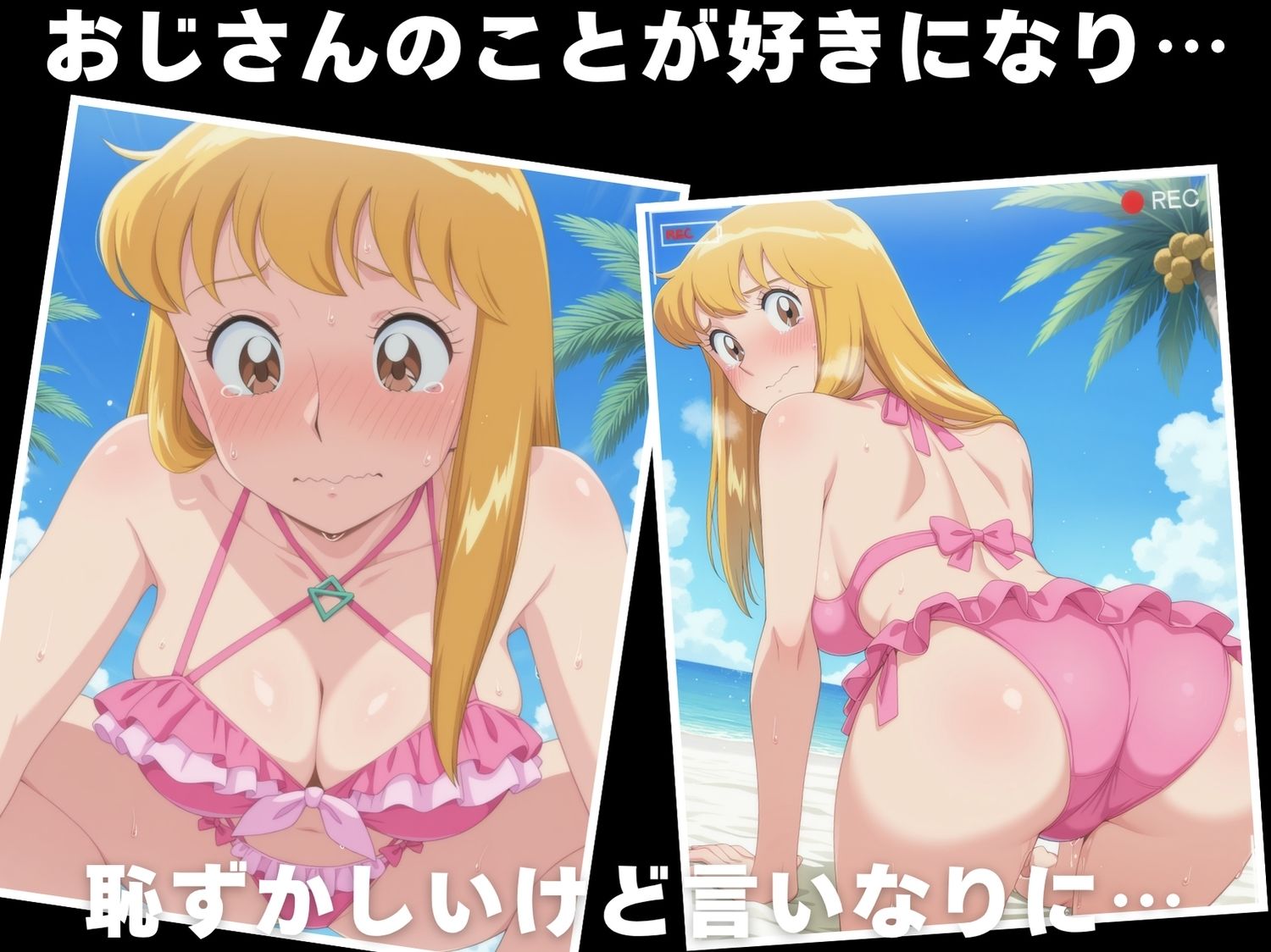 サンプル画像3:【催●・水着・妊娠】秋本・カ●リーヌ・麗子(にじいろスケッチ) [d_648358]