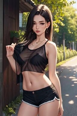 おっぱい丸見え!通りすぎる人の視線を感じながらノーブラ散歩 画像4