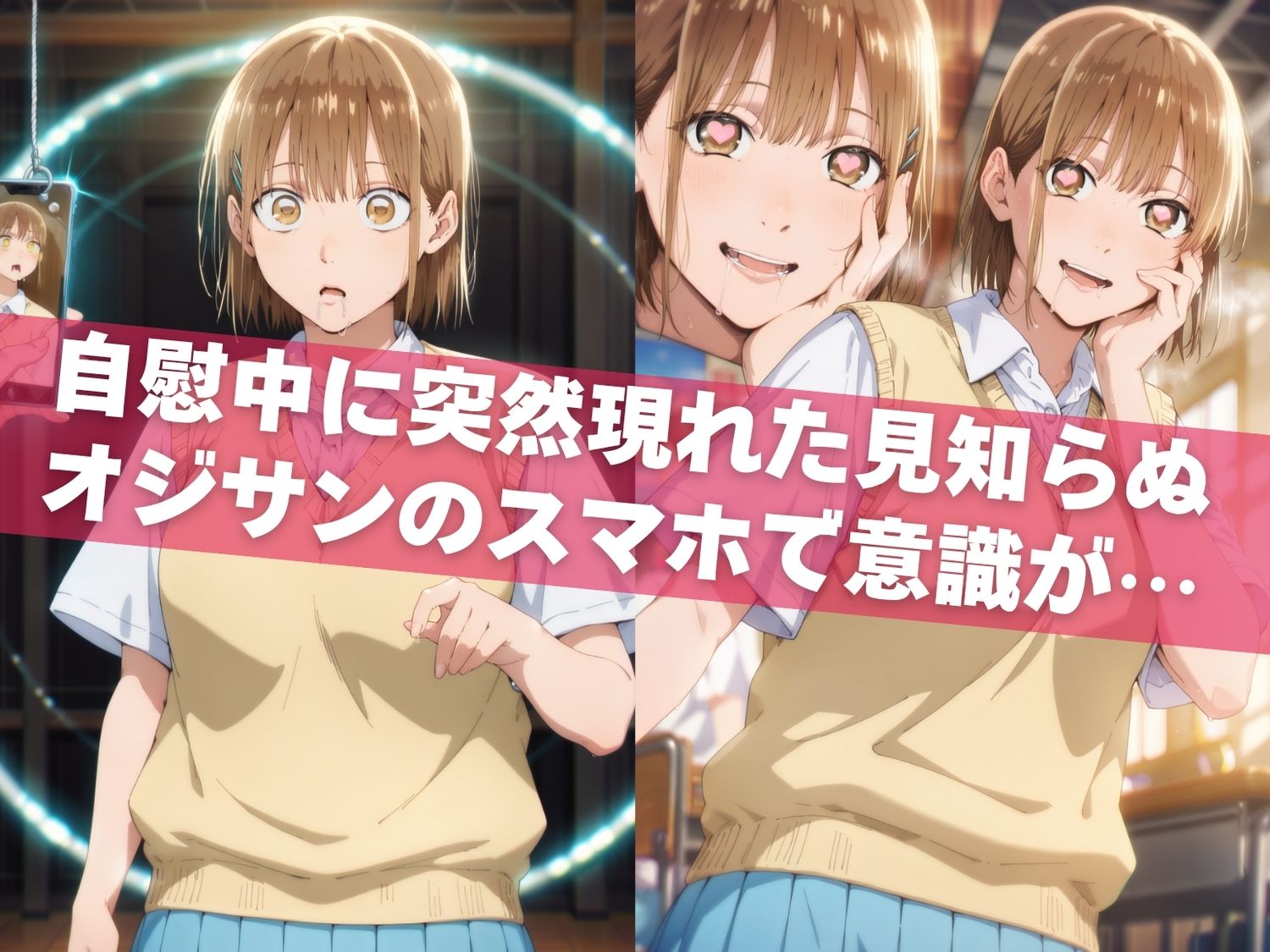 オナニー覗かれ、寝取られて  ア●のハコ 〜 学校編 〜 おじさんに暴かれた秘密 画像4