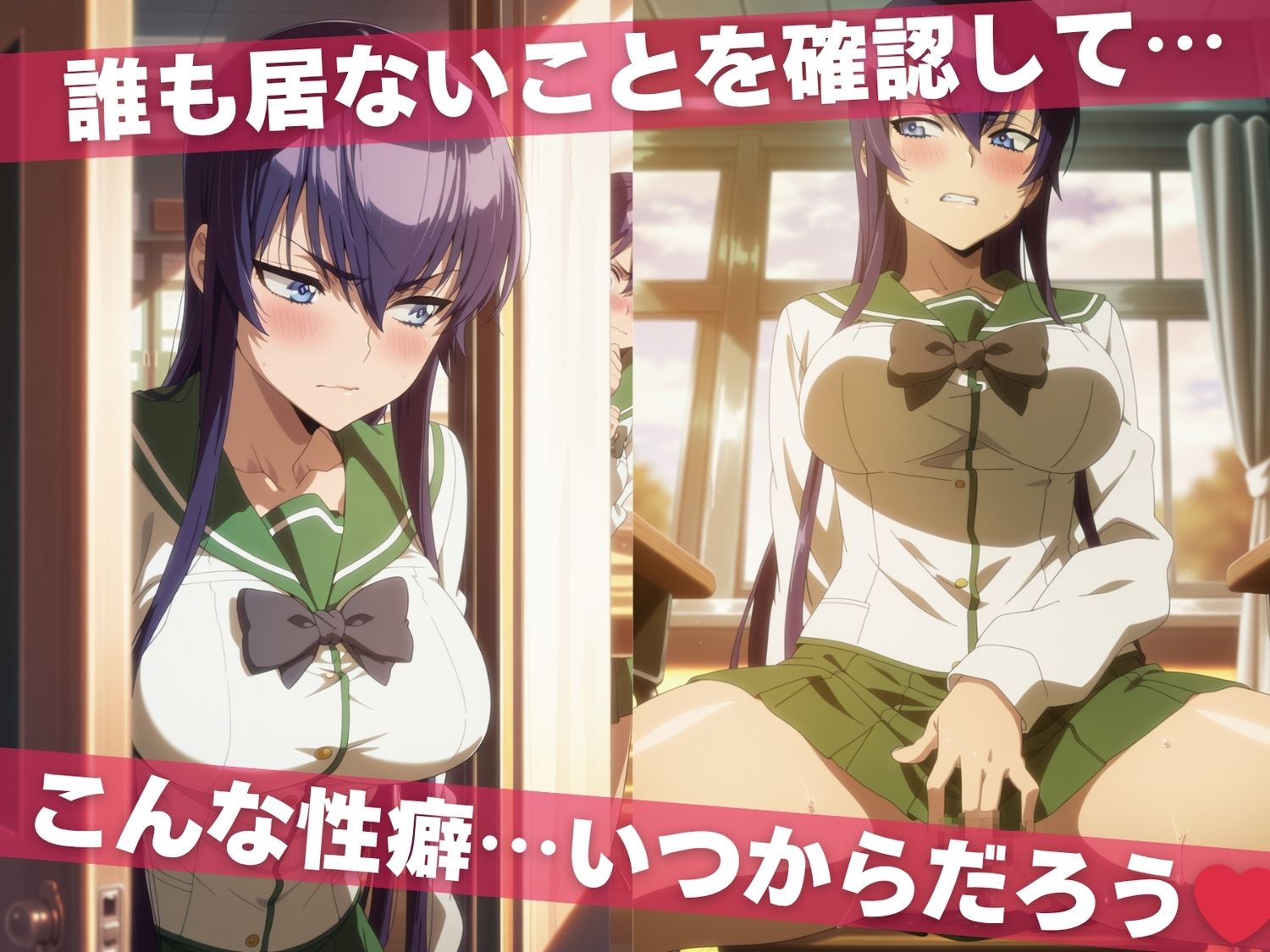 サンプル画像2:オナニー覗かれ、寝取られて  学●黙示録 〜 学校編 〜 おじさんに暴かれた秘密(よりどりカンパニー) [d_648458]