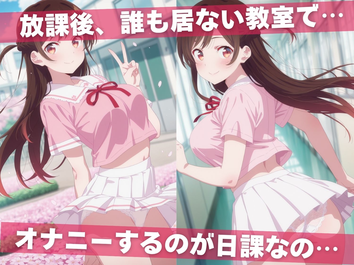 オナニー覗かれ、寝取られて  彼●、お借りします 〜 学校編 〜 おじさんに暴かれた秘密 画像1