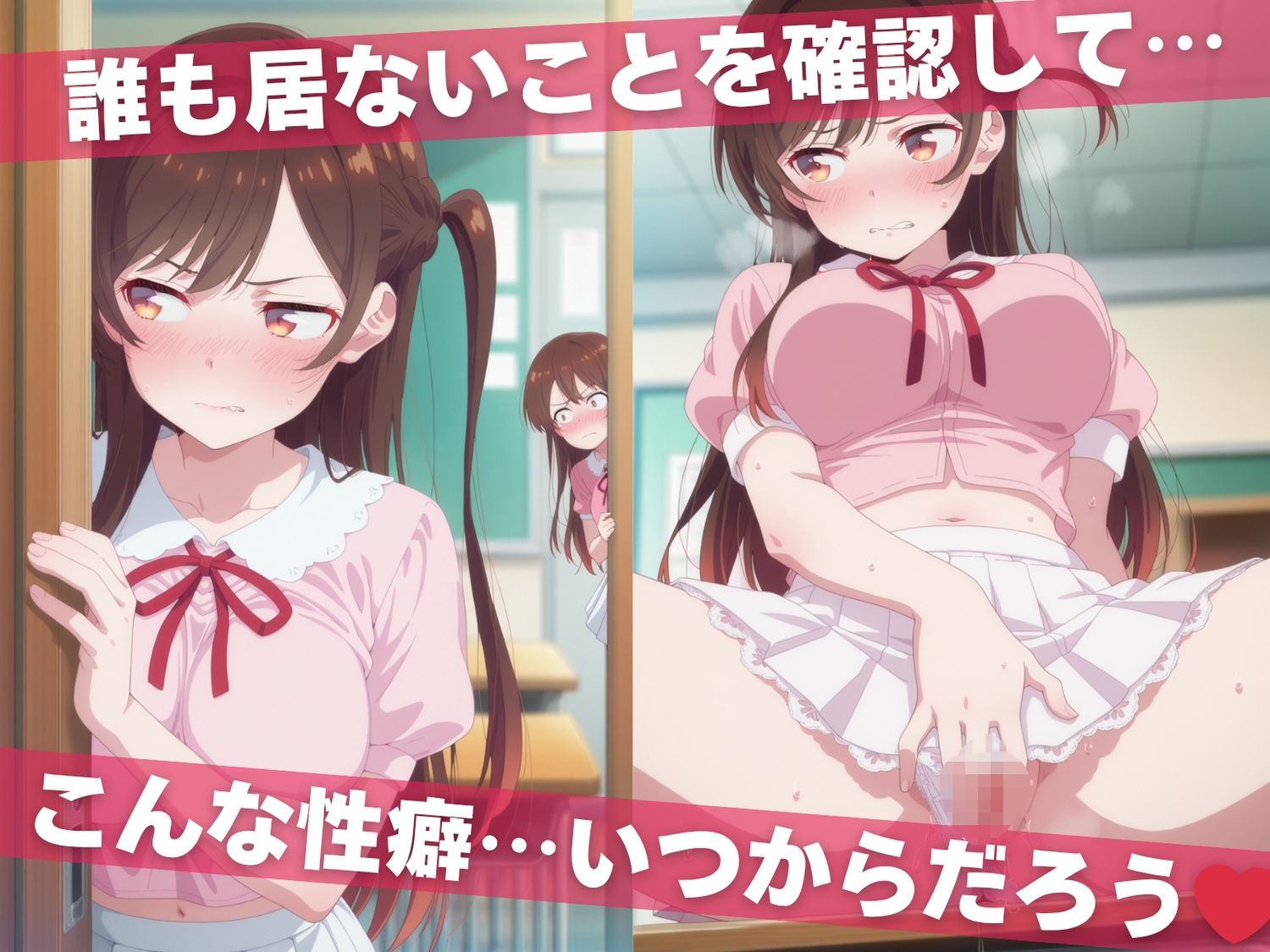 サンプル画像2:オナニー覗かれ、寝取られて  彼●、お借りします 〜 学校編 〜 おじさんに暴かれた秘密(オトナノナギサ) [d_648463]