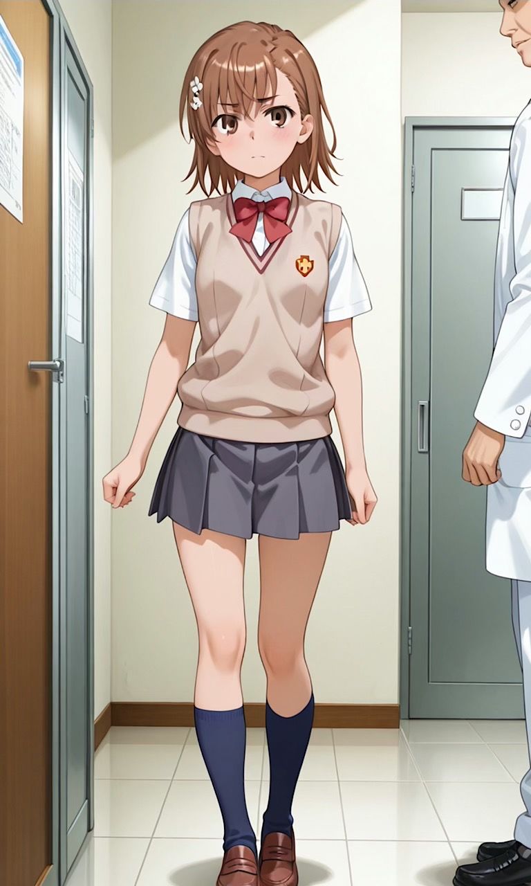 御坂美◯【とあるパイの内科検診（センシティブ）】 画像10
