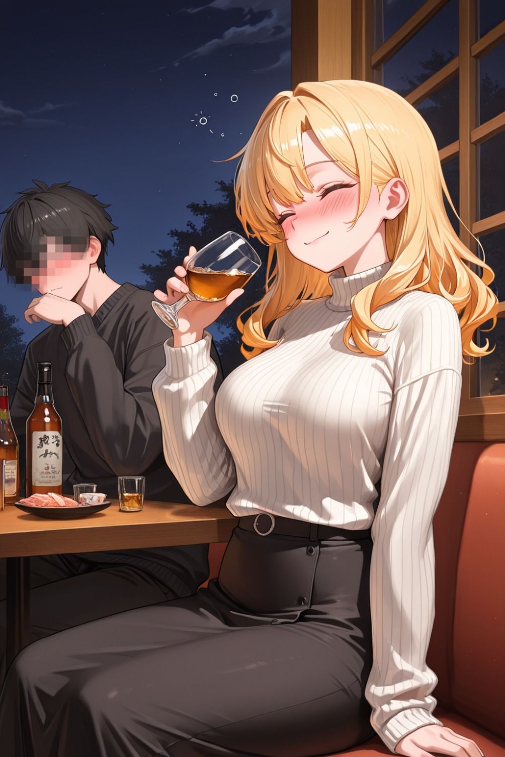 マチアプ女子と目隠しプレイ 画像4
