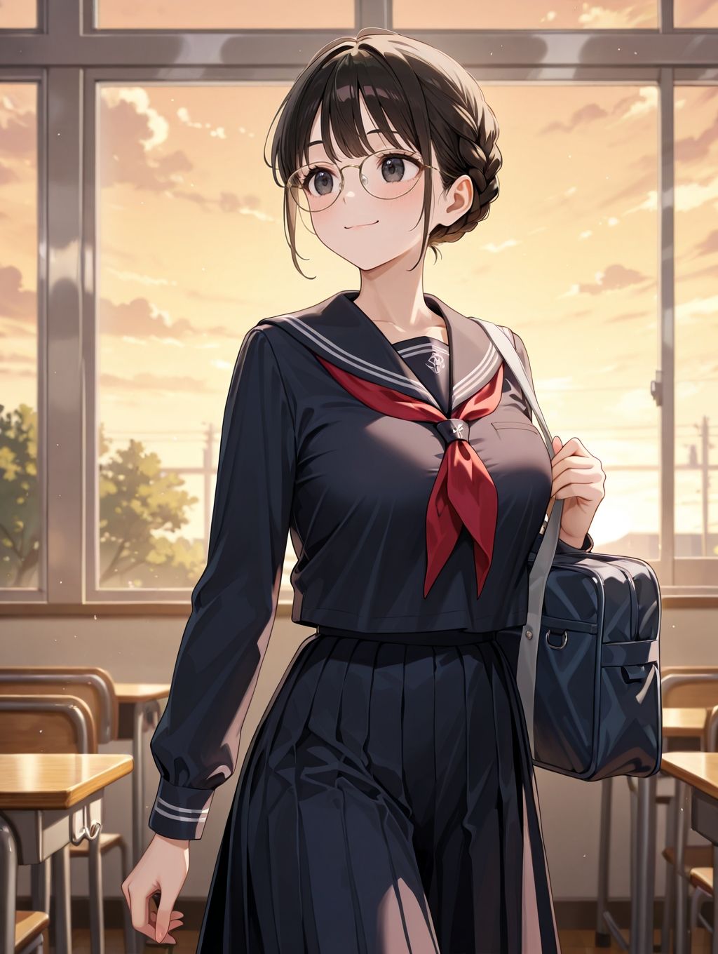 サンプル画像1:学園監獄〜規律違反の罰は拘束です〜(メスガキ女子校生) [d_648707]