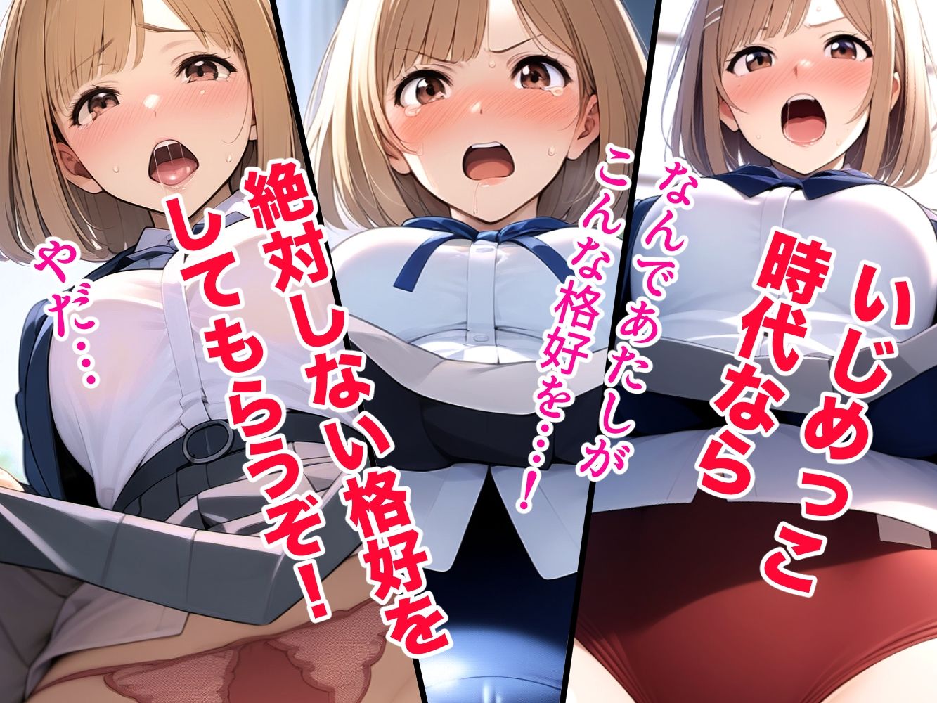 サンプル画像4:僕をいじめていたいじめっこがいまでは僕とセックスしまくり！僕をいじめていた頃とのギャップが凄くてエッチしまくってしまう！ BSSから始まる学園生活！！(vibrant) [d_648725]