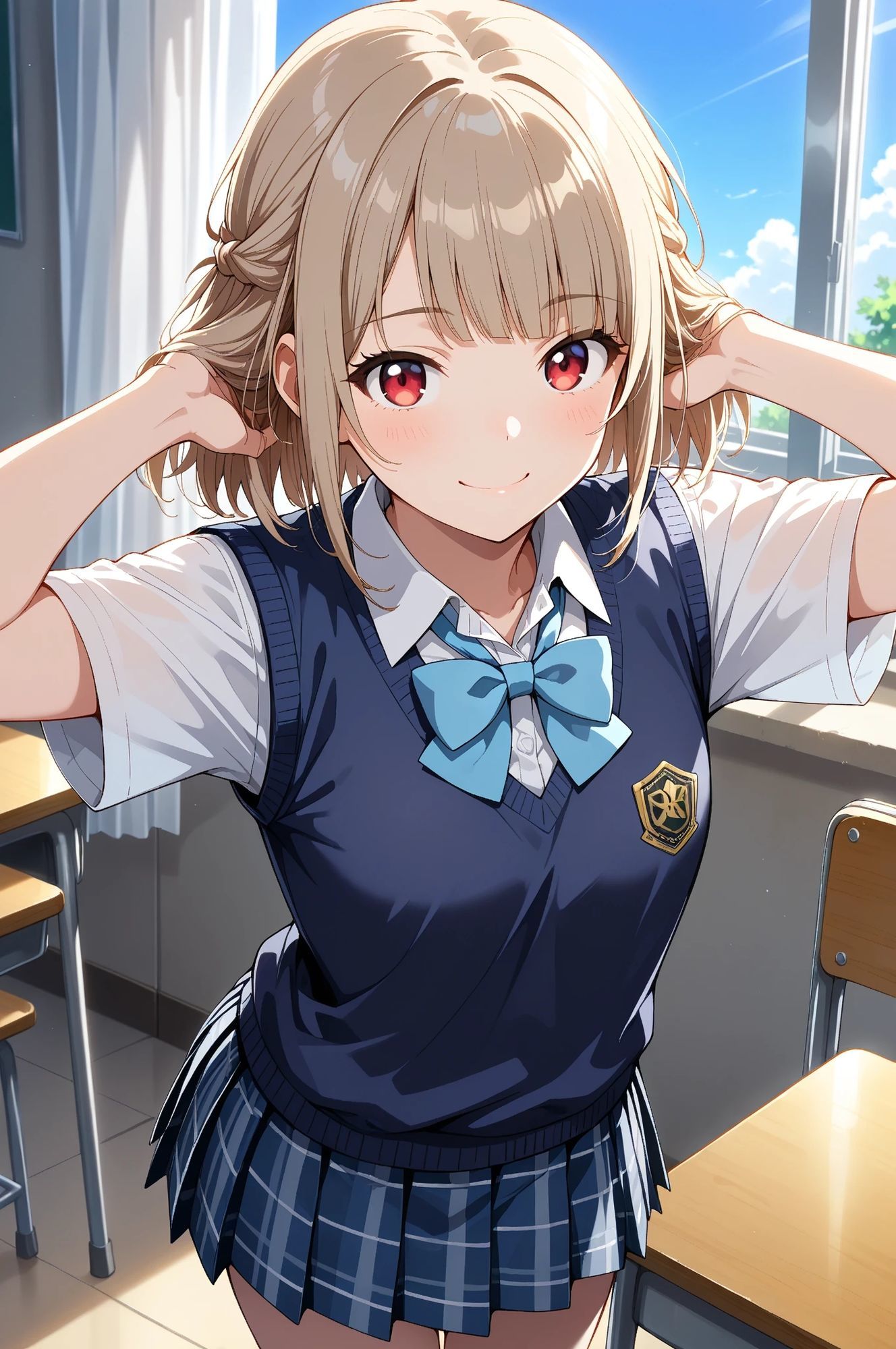 サンプル画像1:俺の生徒が可愛すぎてパンツ盗撮しておかずにしてたら理性飛んだ(入口500m) [d_648733]