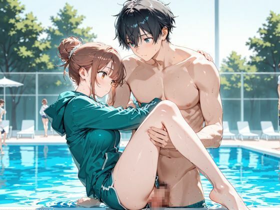 水泳部先輩は攻められたい 画像10