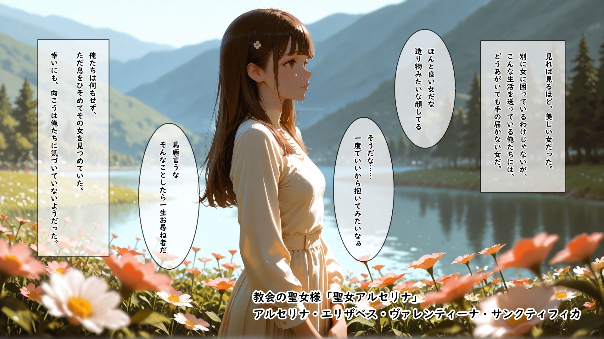 聖なる湖に身体を清めに行ったら待ち構えていた男たちに汚されて何回イってもやめてもらえない女の子 画像2