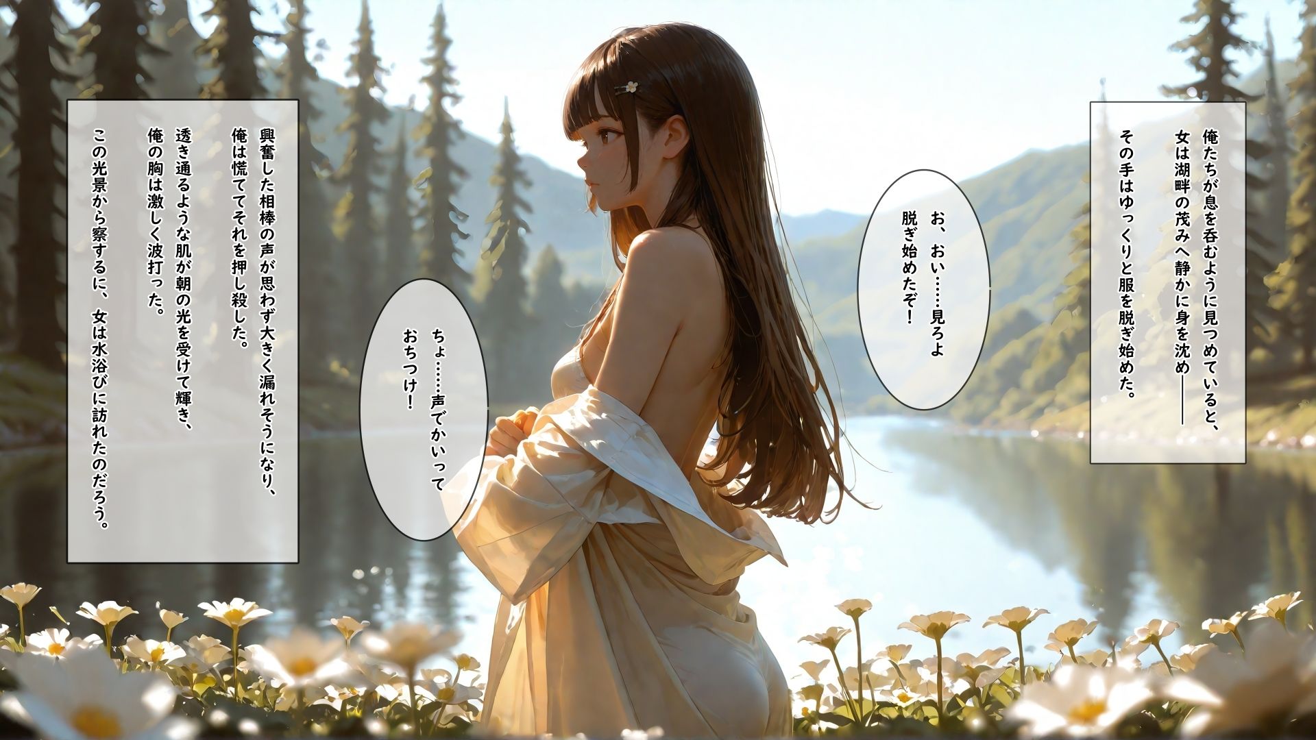 聖なる湖に身体を清めに行ったら待ち構えていた男たちに汚されて何回イってもやめてもらえない女の子 画像3