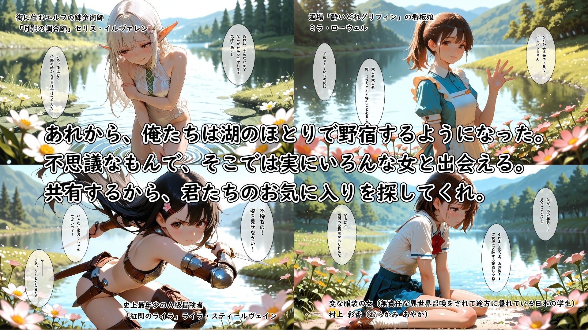 聖なる湖に身体を清めに行ったら待ち構えていた男たちに汚されて何回イってもやめてもらえない女の子 画像10