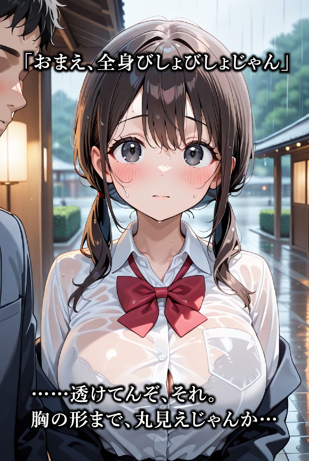 サンプル画像2:雨宿り妹 びしょ濡れ中(あなたを満たします) [d_648853]