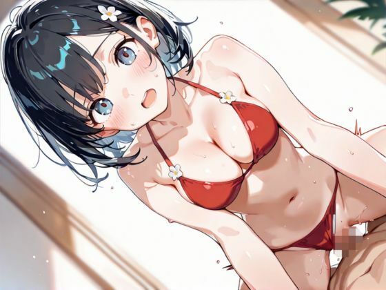 サンプル画像6:同級生がエロい水着だったので一発イかせていただきました。(学園天国) [d_648926]