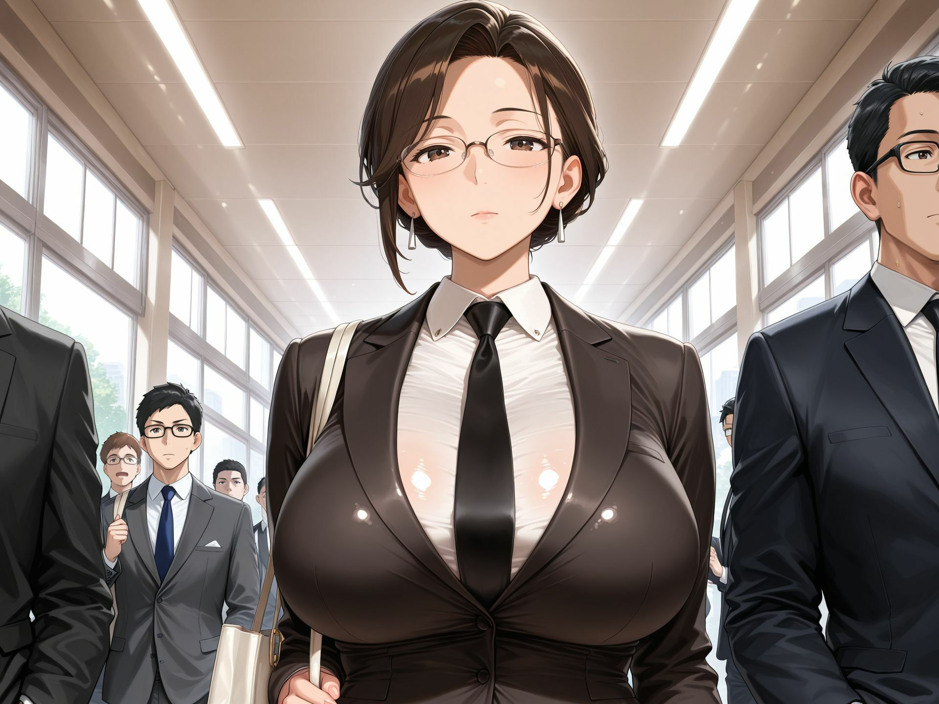 【フルHD以上】元ヤンの爆乳人妻上司  身体がエロすぎて出張で夜●いしたら変態すぎた件 画像2