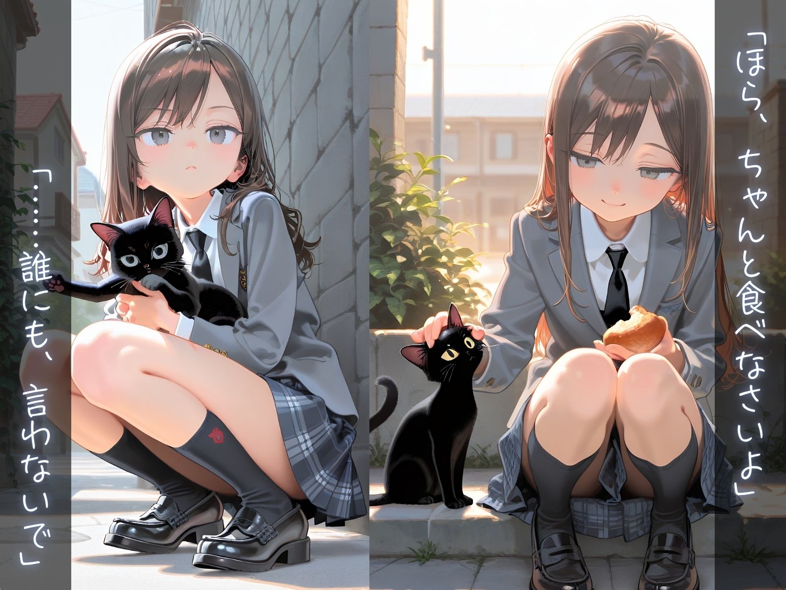 サンプル画像3:クールでぼっちな女子校生と秘密の関係 孤高の君と、旧校舎裏の約束(制服とエプロン) [d_649070]