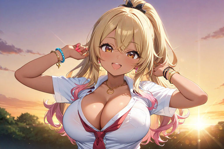 放課後、中出しビッチ1