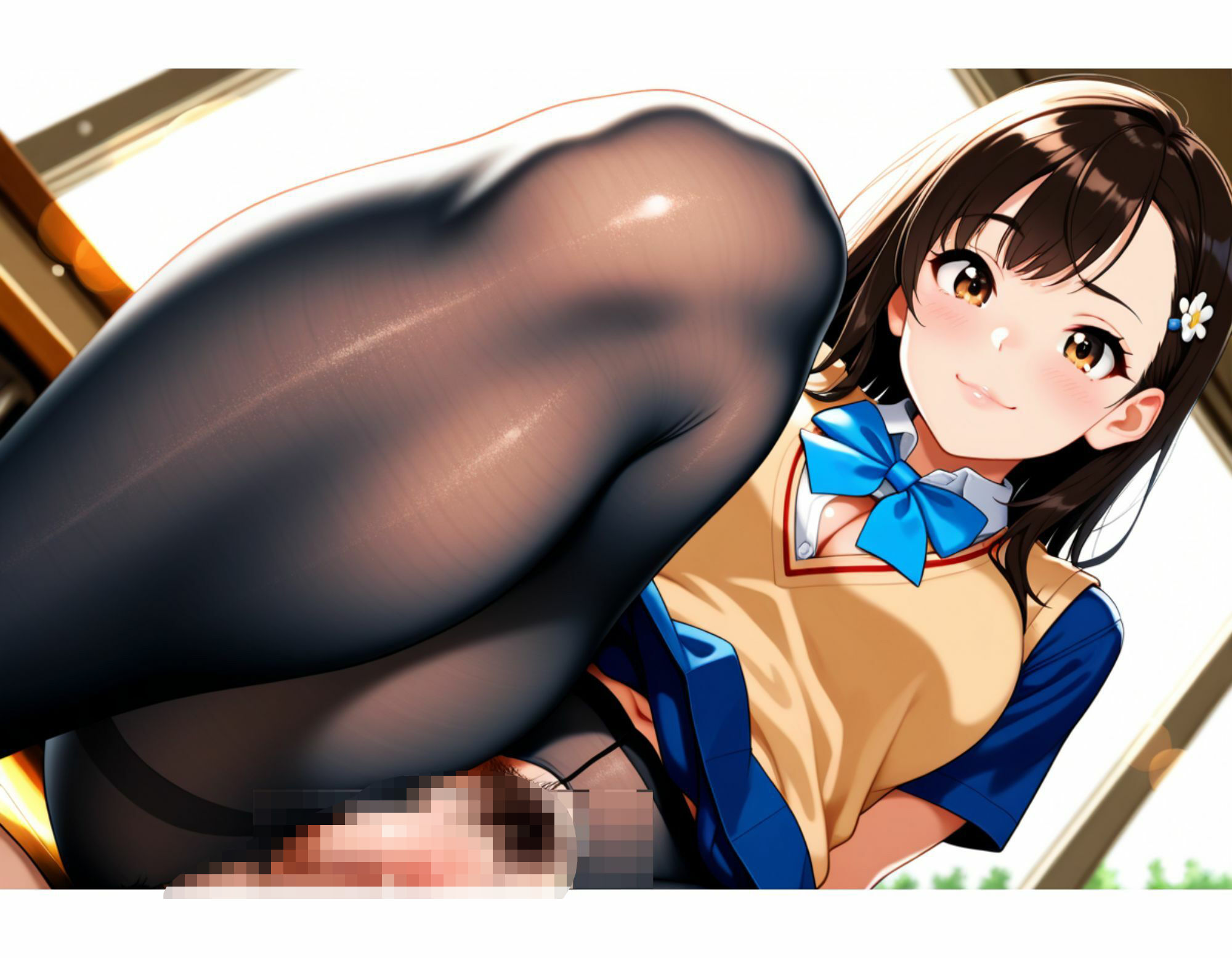 育性女子  黒タイツ編 画像3