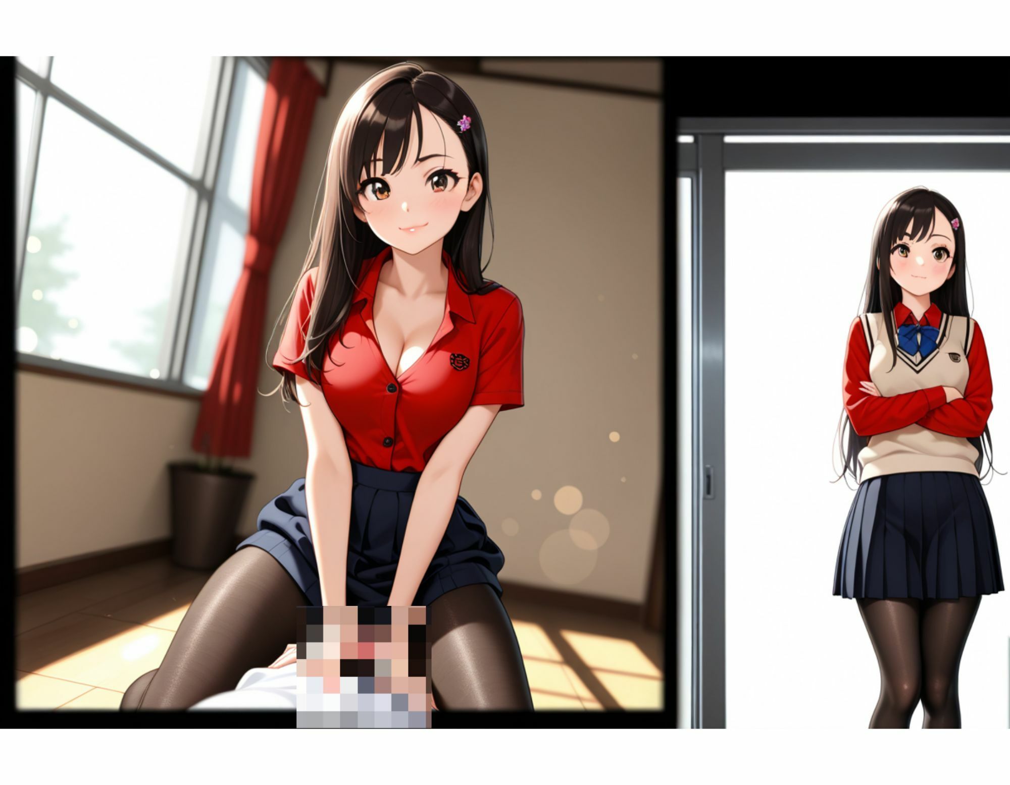 育性女子  黒タイツ編 画像10