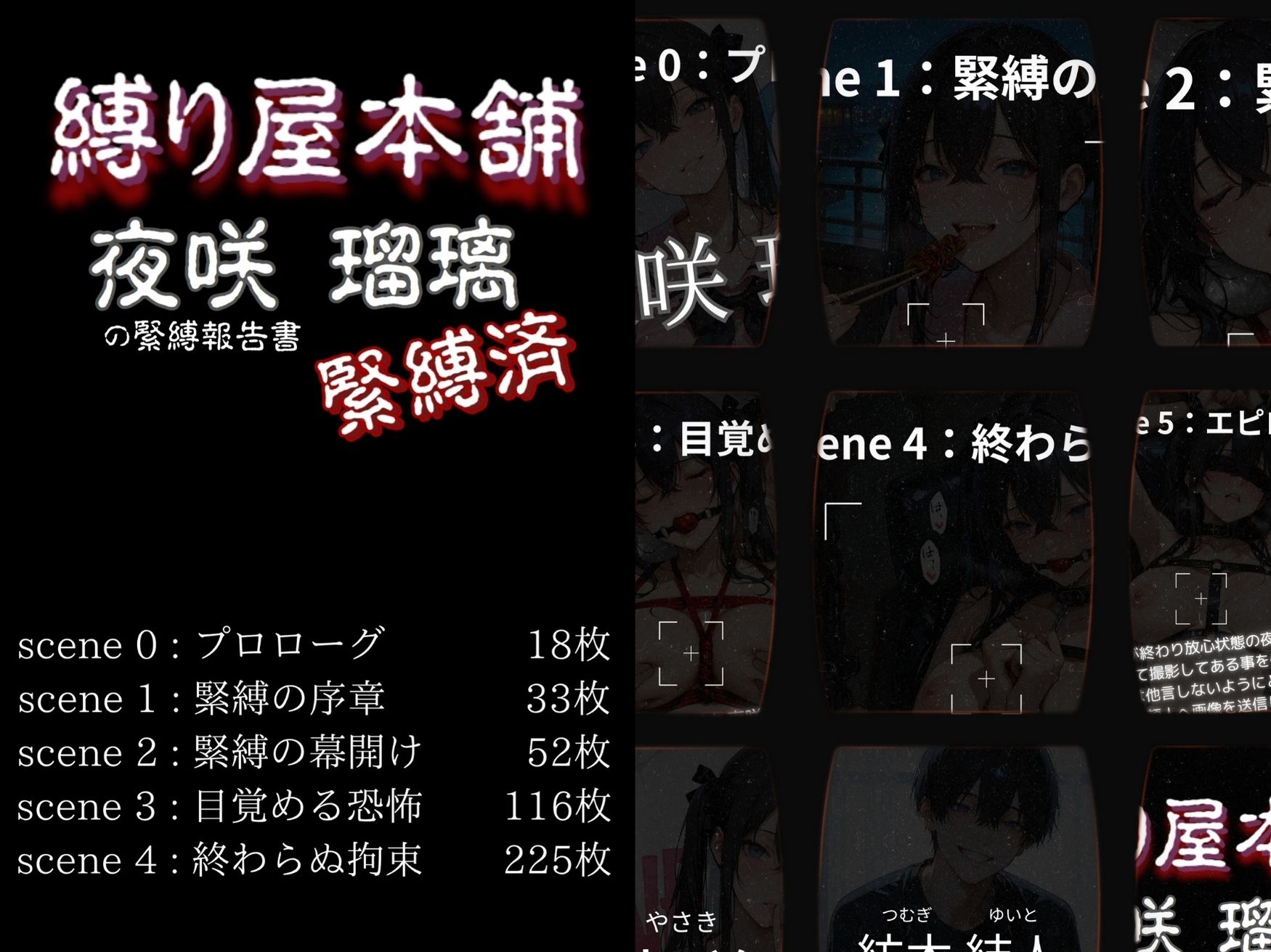 縛り屋本舗〜夜咲 瑠璃 の緊縛報告書 画像1