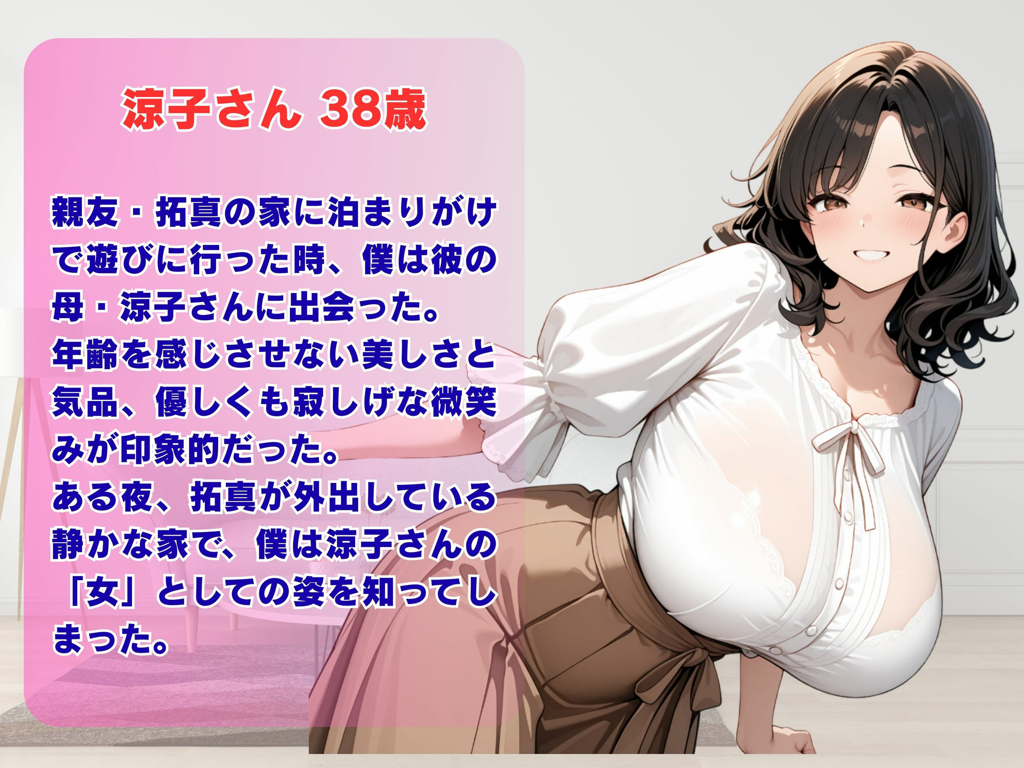 サンプル画像1:親友の母に恋をした(パンプキンちゃん) [d_649290]