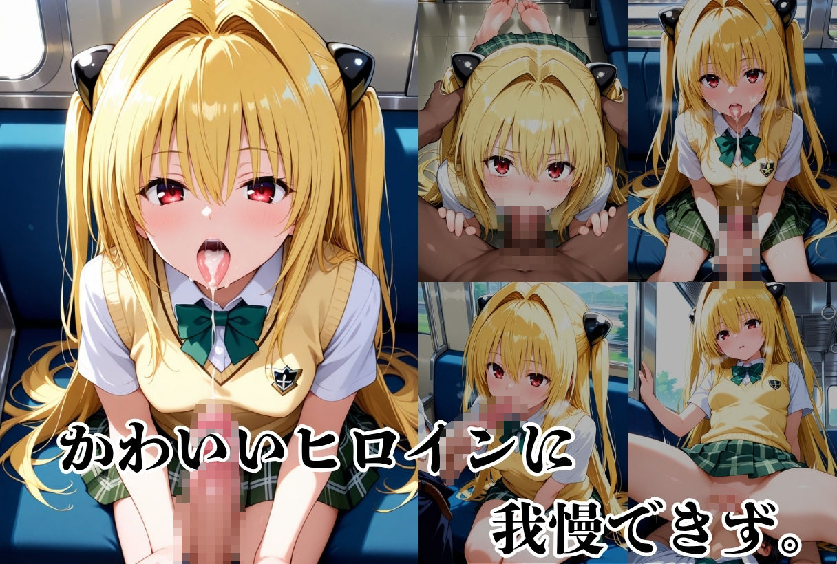 サンプル画像2:電車で見かけたヒロインを●すーToL●VEるー(鴨の家) [d_649316]