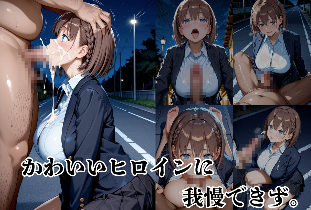 帰宅中に見かけたヒロインを●すー月●日のたわわー 画像2