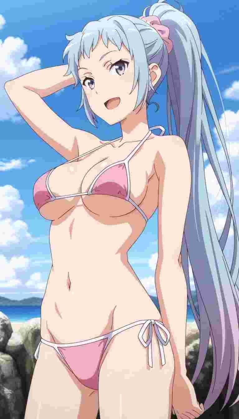 サンプル画像2:仲良くグラビアして。(okawari4545) [d_649439]