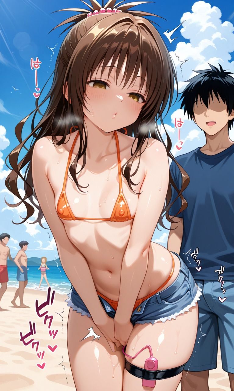 【ToLOVEる】美柑（みかん）・唯（ゆい）・御門（みかど）先生 〜挑発してくるメス〇キ・〇K・先生をわからせアヘ顔堕ちCG集〜 ｜ パンチラ・羞恥プレイ・パイズリ・中出しハメ サンプル画像 4