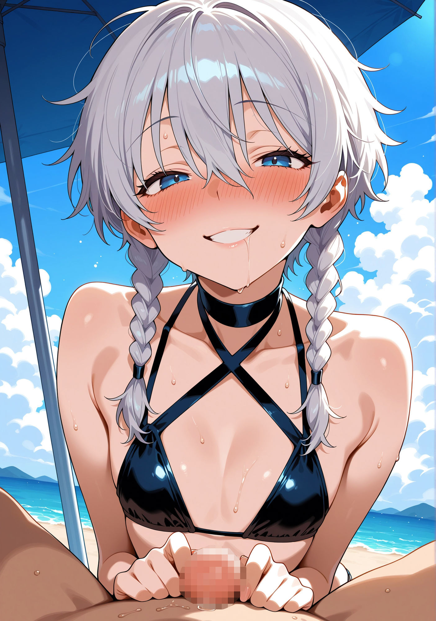 オトコの娘はいつでもどこでも発情中！発情オトコの娘とビーチでパコパコし放題！ 画像10