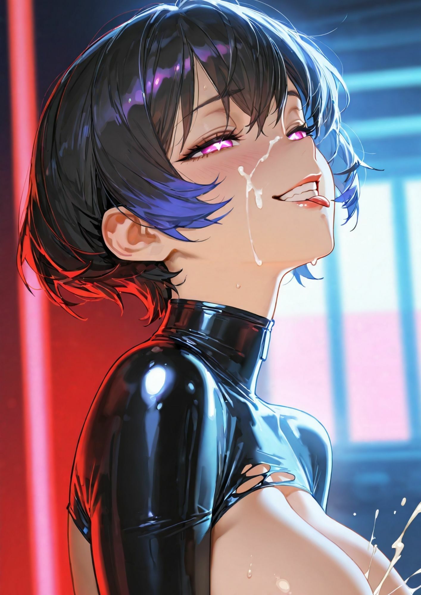 サンプル画像4:Black Velvet Heat〜黒革の下の熱〜(Liberte Yuzuki) [d_649541]