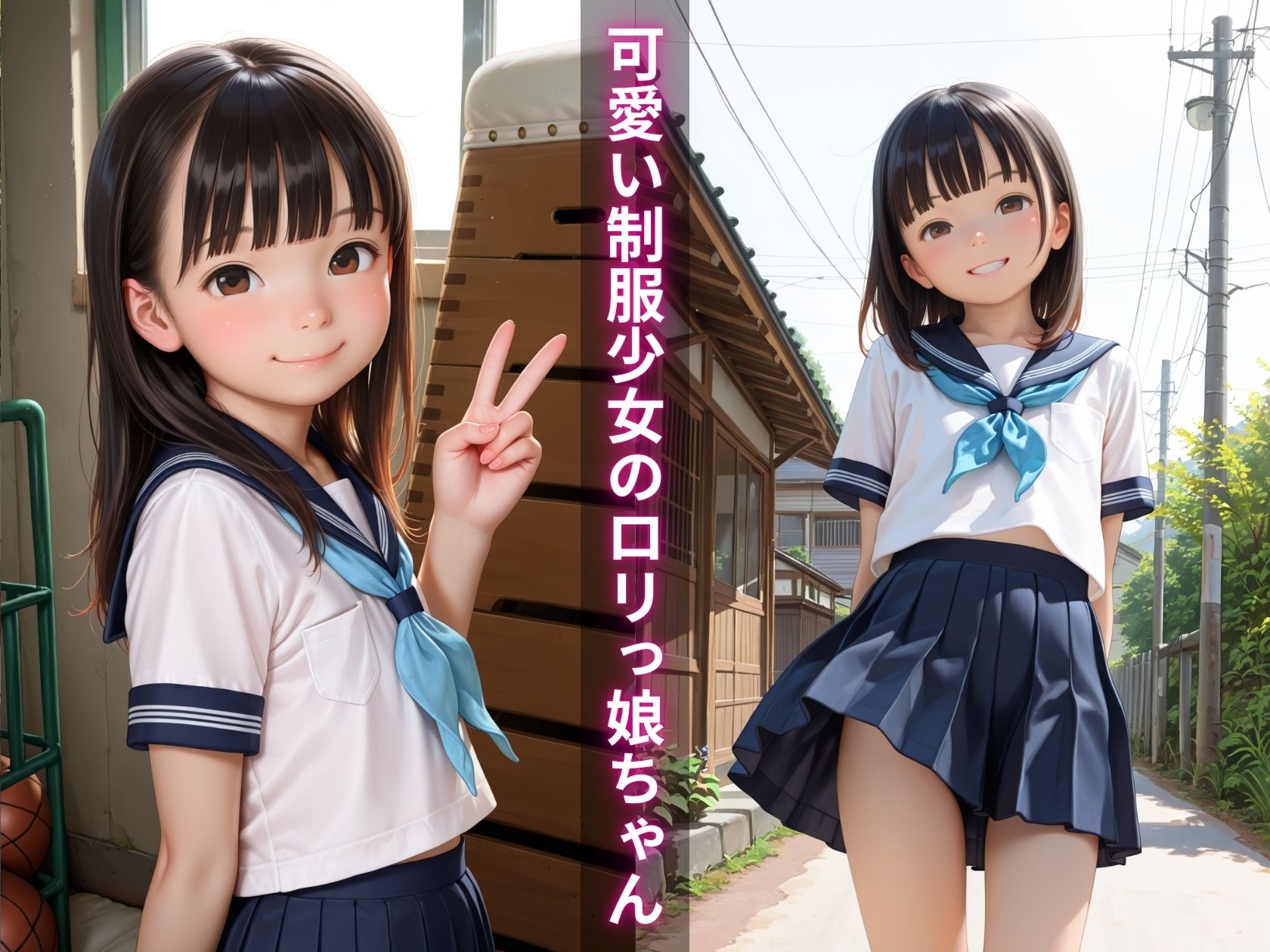 教え子のちっぱい制服少女に種付け2