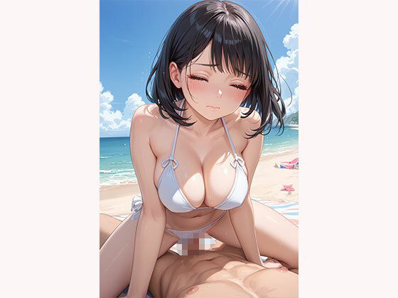 サンプル画像4:居眠りしていた水着美女はオタクくんとラブラブHしたい！！(みるく農場) [d_649625]