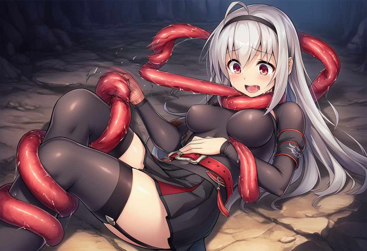 サンプル画像5:リアと淫獄の触手ダンジョン(アルティメットぽよぽよ書店) [d_649760]