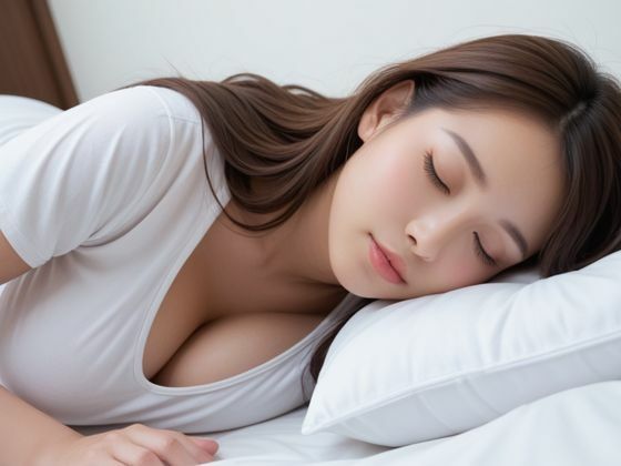 出張先でセクハラ上司とまさかの相部屋に・・・朝まで続く絶倫性交に不覚にも感じてしまったFカップ元グラドル人妻 画像1