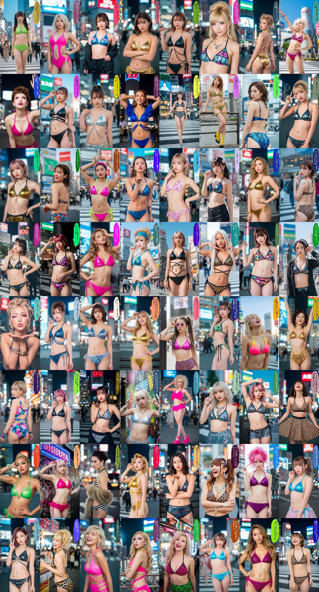 街撮りエロビキニGAL in 渋谷 〜視線でヌかせる極上ボディ〜 vol.1 画像9