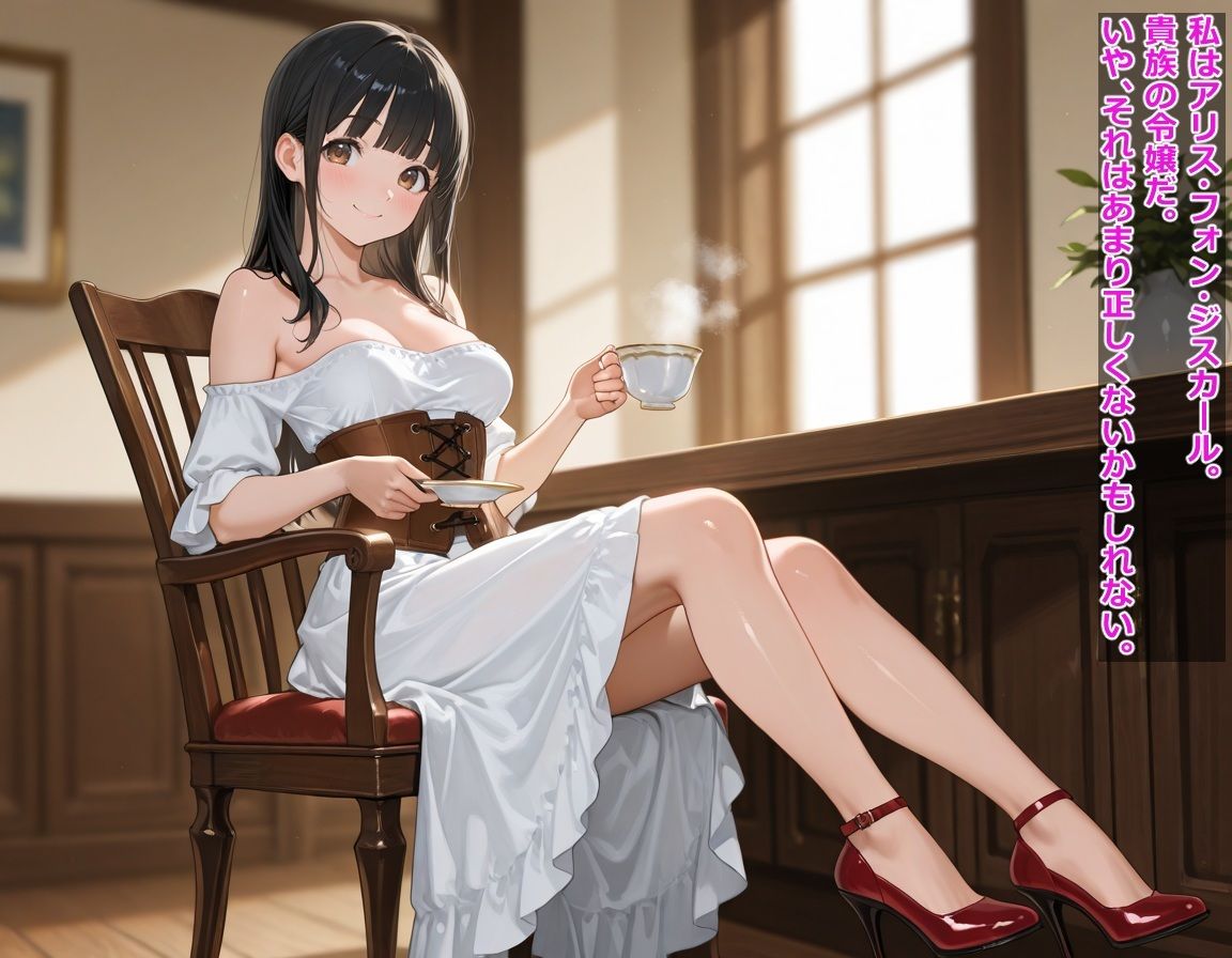 サンプル画像1:異世界転生で貴族令嬢生活と思ったらゴブリンに…(BLUEMOON NOVEL) [d_649869]