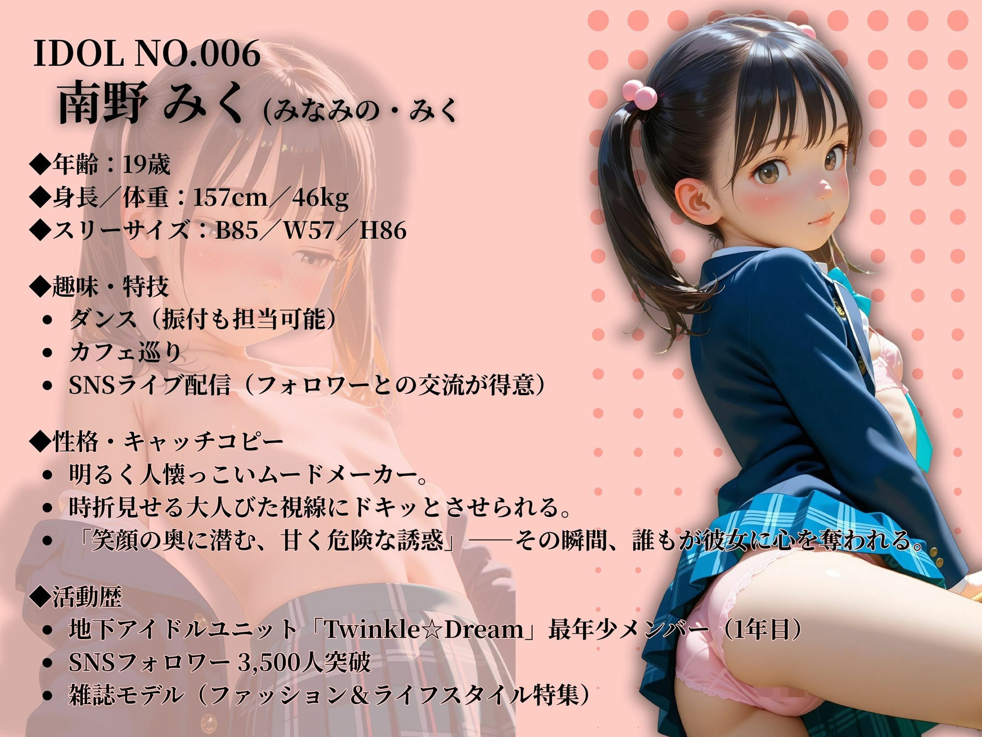 裏撮りIDOL vol.3 〜つかさとみく、静と動が交わる放課後〜 画像2