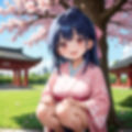 昼桜のもと、不意に帯がほどける予感？page.8
