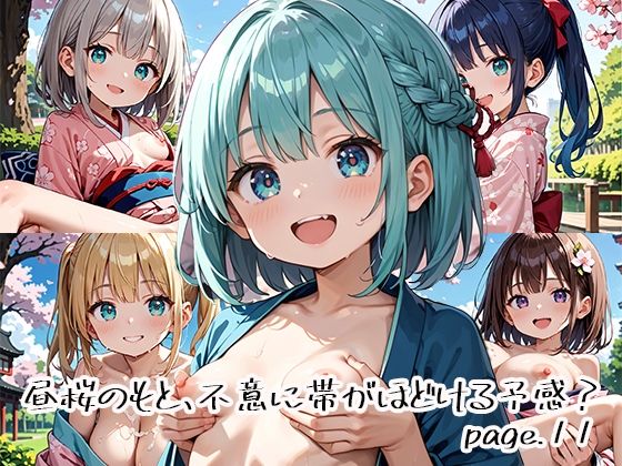 d_649922｜昼桜のもと、不意に帯がほどける予感？page.11【プリズムK】