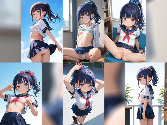 ポニーテールにはセーラー服でしょ？ サンプル画像 2