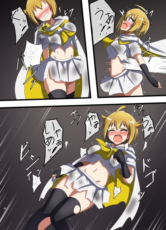 サンプル画像2:DEFEATED HEROES 〜マイティセーラーヒロピンイラスト集〜(触手義弟) [d_650031]