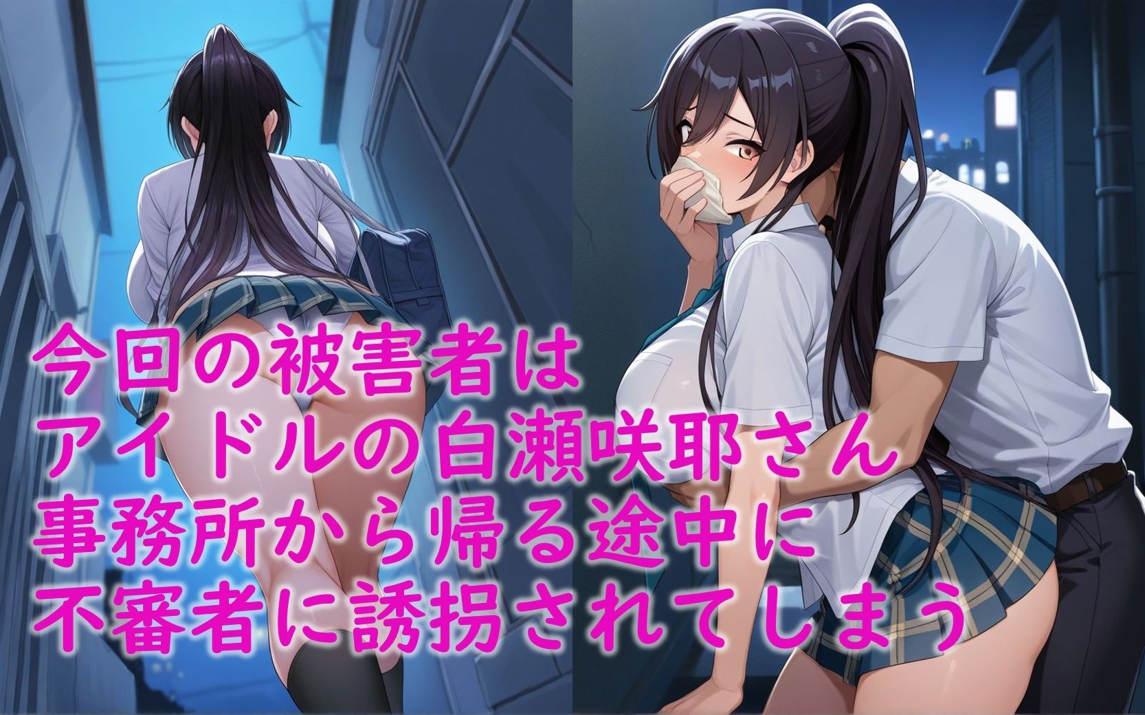 サンプル画像2:白〇咲耶が誘拐されて拘束されてハメられる話(Aiイラスト販売所) [d_650138]