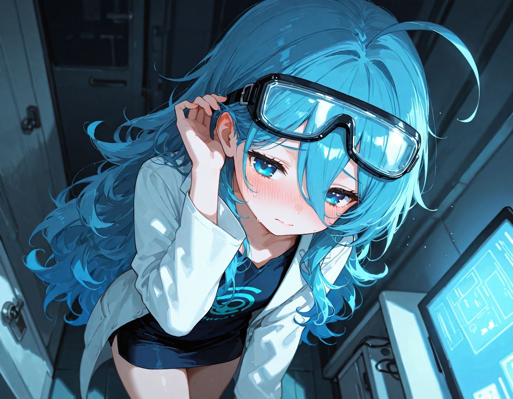 サンプル画像2:少女図鑑  化学オタク編(パッタイ) [d_650193]