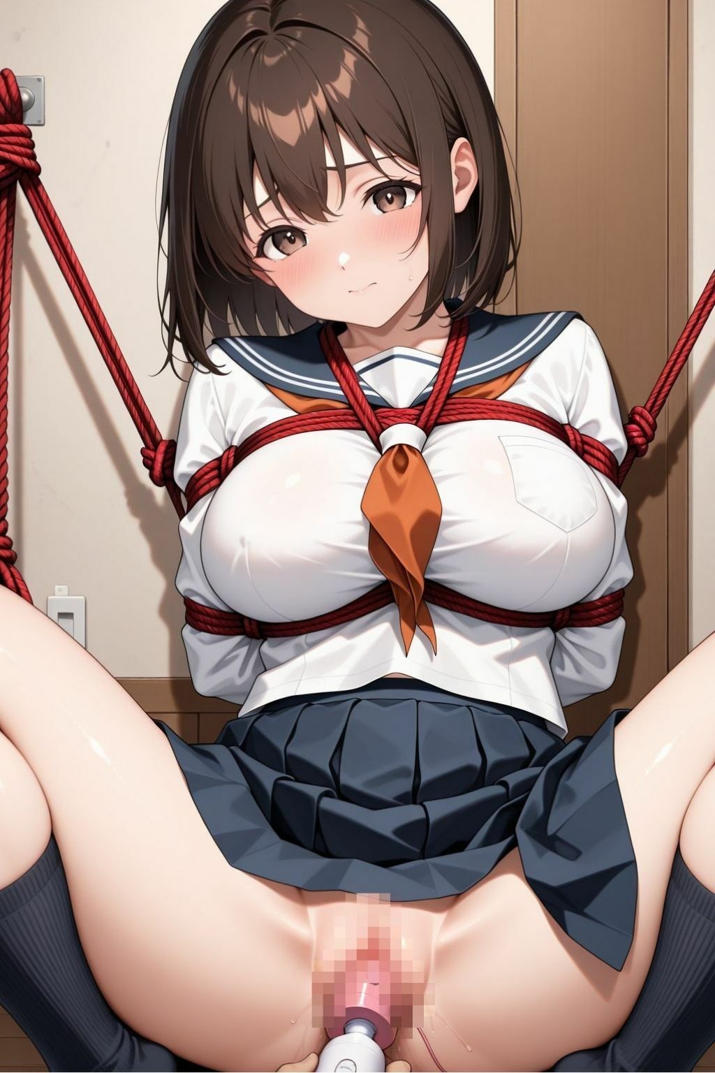 緊縛レ〇プ女子校生 画像4