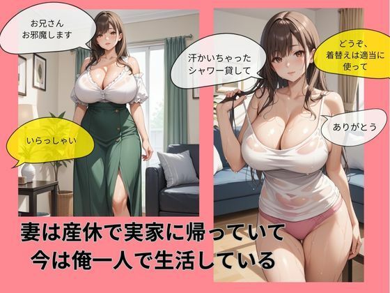 妻の留守中に義理の妹と禁断の関係になった話 画像1