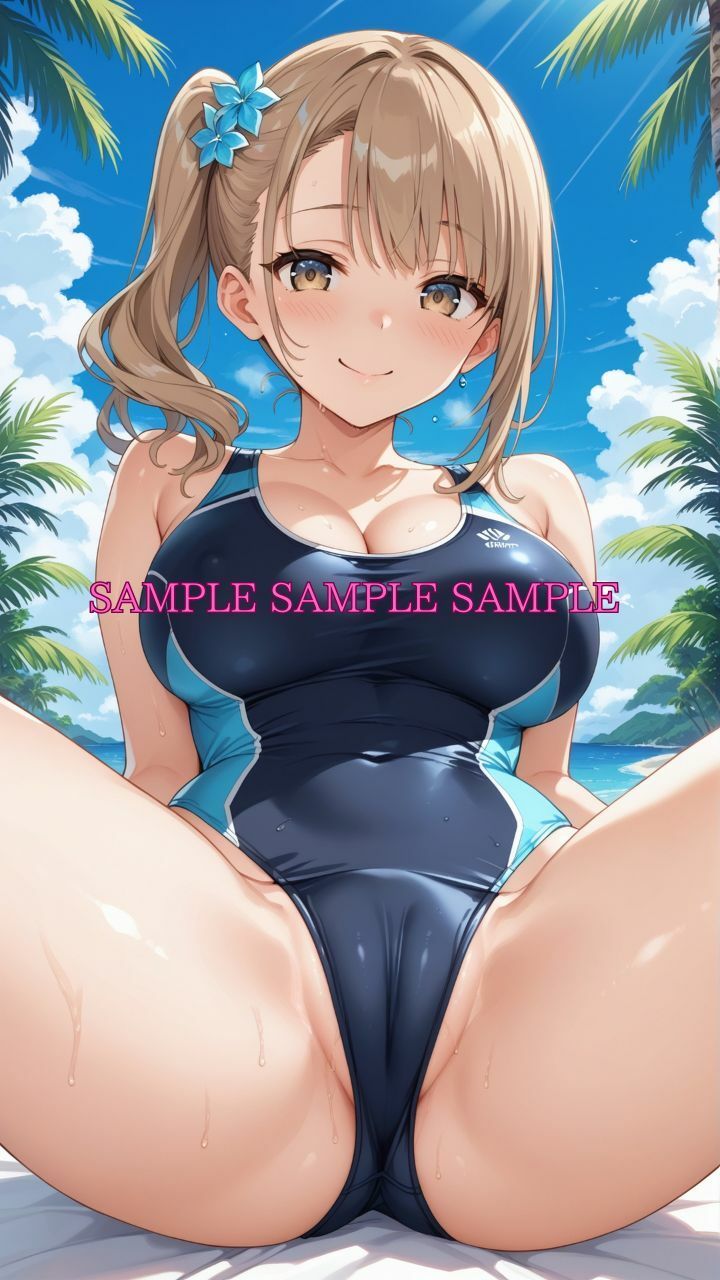 サンプル画像3:男女比1対10000の世界 競泳女子とセックスし放題でちんぽが乾く暇もないヤリ放題ハーレムライフ！！Vol.4(TailorFetiAI-Pix) [d_650847]